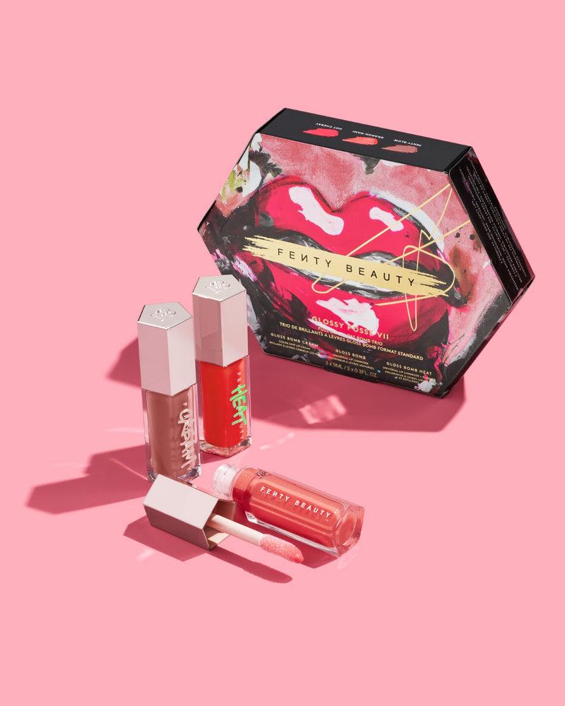 Fenty Beauty Glossy Posse Volume 7.0 Full-Size Gloss Bomb Trio